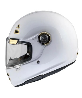 Casque moto vintage | MT JARAMA BLANC NACRE Venez acheter