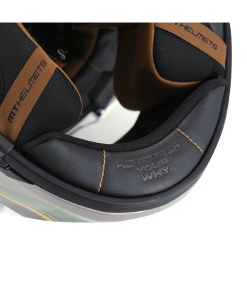 Casque moto vintage | MT JARAMA BLANC NACRE Venez acheter