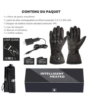 Gants Chauffants Moto Hiver | RacerPro™ Livraison rapide