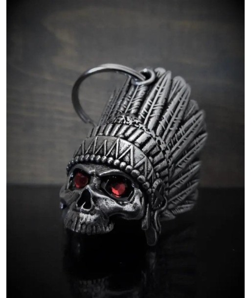 Einzigartige Motorradklingel "Indian Skull + Diamond" prix