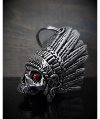 Einzigartige Motorradklingel "Indian Skull + Diamond" prix