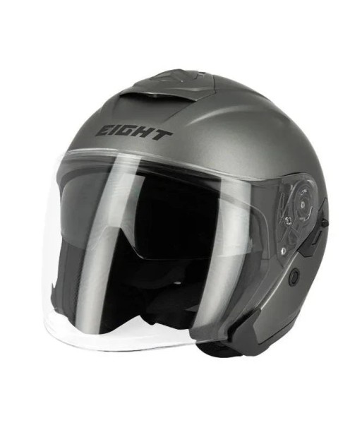 Jet-Motorradhelm - WEISS livraison gratuite