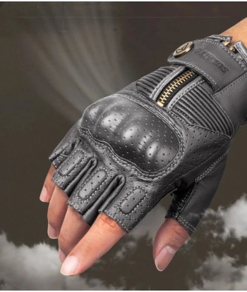 Motorradhandschuh aus Leder En savoir plus