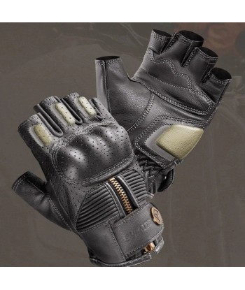 Motorradhandschuh aus Leder En savoir plus