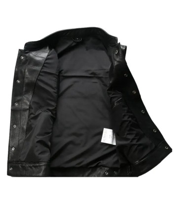 SOA Motorrad-Bikerjacke aus Leder de technologie