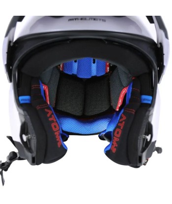 Blauer modularer Motorradhelm-S550 de votre