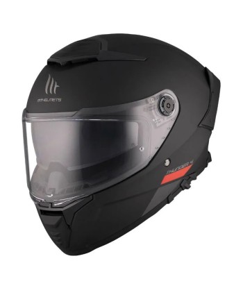 Mattschwarzer Motorrad-Integralhelm 2023