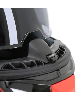 Mattschwarzer Motorrad-Integralhelm commande en ligne