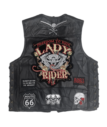 Damen-Bikerweste aus Leder - Lady Rider acheter en ligne