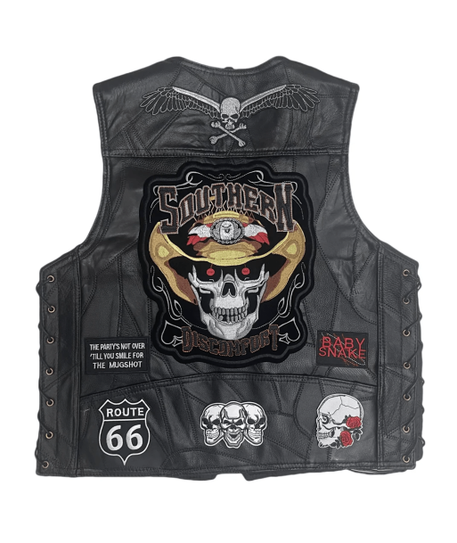 Harley-Biker-Lederweste – Southern Reaper Dans la société mordern