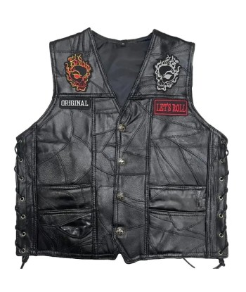 Biker-Lederweste im Sons of Anarchy-Stil chez Cornerstreet bien 