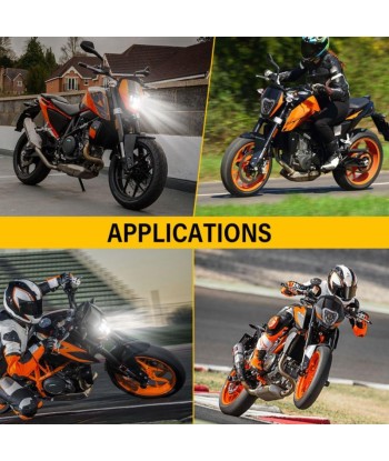 LED-Motorradscheinwerfer KTM Duke 690 | 2012-2019 | Gegenstück en stock