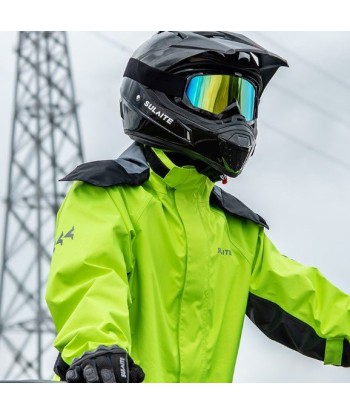 Motorrad-Regen-Outfit| GS2 Gelb rembourrage situé sous