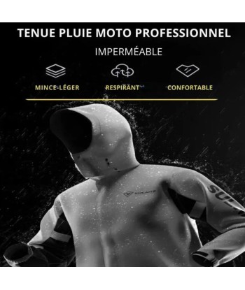 Motorrad-Regen-Outfit| GS2 Gelb plus qu'un jeu 