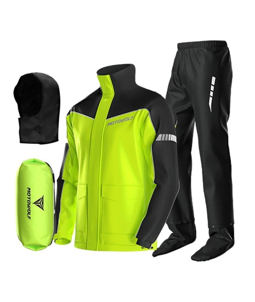 Hochsichtbares Motorrad-Regenmantel-Set | StormShield™ acheter