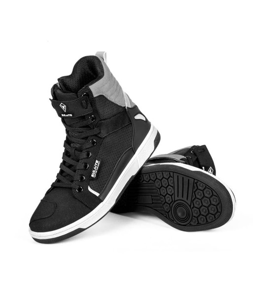 Herren-Motorrad-High-Top-Sneaker est présent 