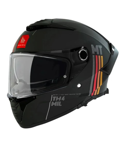 Mattschwarzer Motorrad-Integralhelm offre 