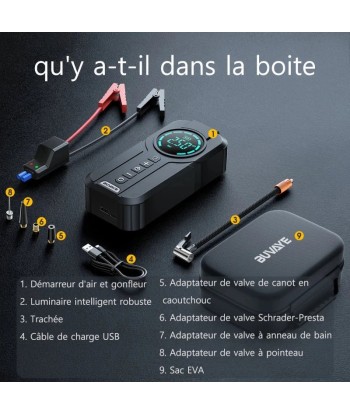 Booster de Démarrage Batterie 4-en-1 Voir les baskets