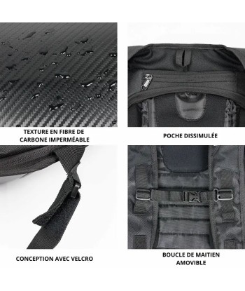 Carbon-Motorrad-Rucksack | LBeaR™ pas cher 