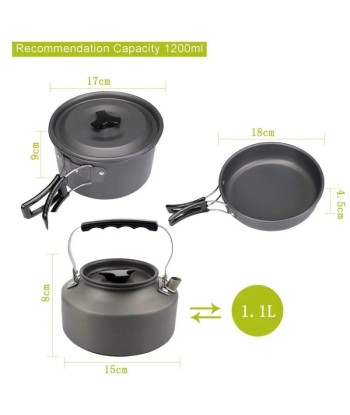 Batterie de cuisine pour le camping Comparez plus de prix