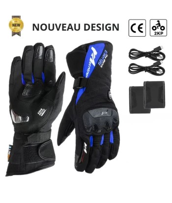 Gants de moto chauffant électriques imperméables solde