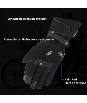 Gants de moto chauffant électriques imperméables solde