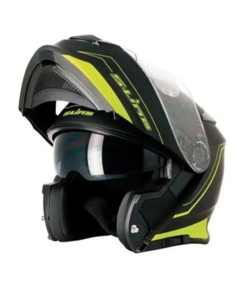 Casque Modulable Double écran Noir / jaune FLUO | SLine550 chez Cornerstreet bien 