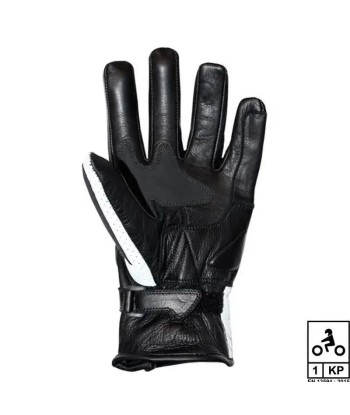 Gants moto été cuir femme - Homologués CE (KP1) rembourrage situé sous