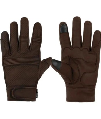 Gants de moto cuir vintage - Homologués CE Par le système avancé 