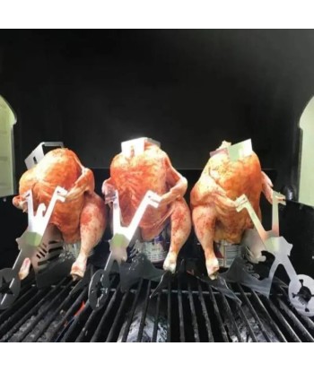 MotoGrill™ Support à poulet portable BBQ Livraison rapide