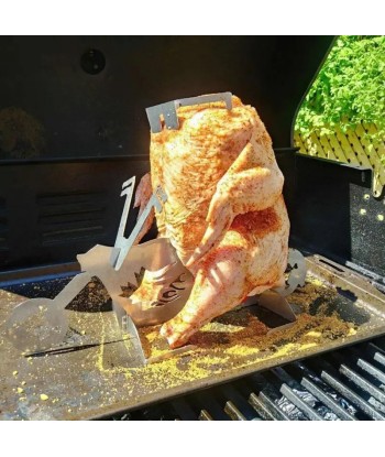 MotoGrill™ Support à poulet portable BBQ Livraison rapide