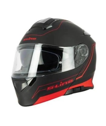 Casque Modulable Double écran Noir et Rouge MAT | SLine550 Vous souhaitez 