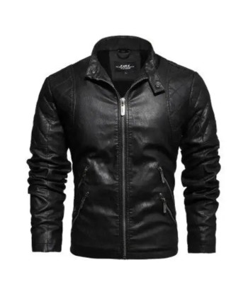 Veste cuir biker vintage des créatures d'habitude