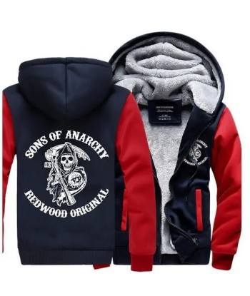 Veste polaire SONS OF ANARCHY brillant des détails fins