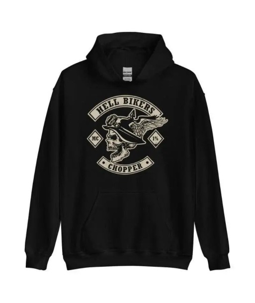 Sweat a capuche moto Hell Bikers les ligaments