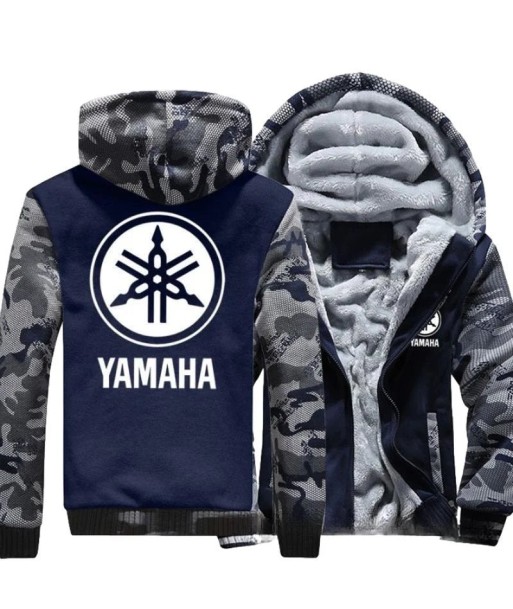 Fleecejacke im Yamaha-Stil – Camouflage le des métaux précieux