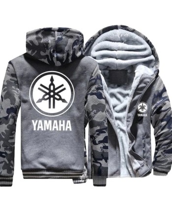 Fleecejacke im Yamaha-Stil – Camouflage le des métaux précieux