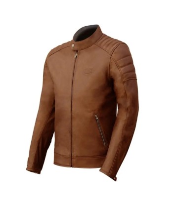 Blouson moto Cuir homme -Gt Trophy Cognac pas cher 