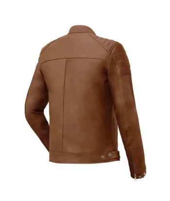 Blouson moto Cuir homme -Gt Trophy Cognac pas cher 