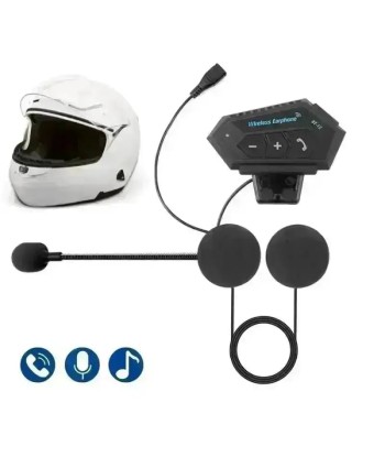 Intercom casque moto | BT-12 rembourrage situé sous