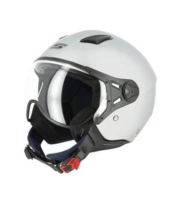 Casque moto Jet  - Aviateur Gris Mat outlet