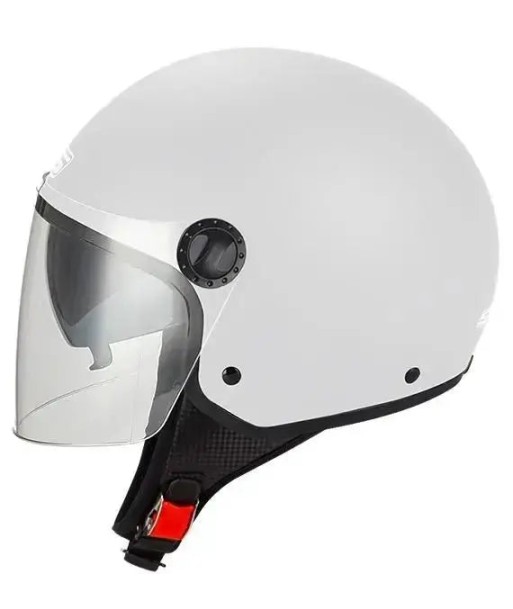 Casque moto Jet R-FULLY - BLANC en stock