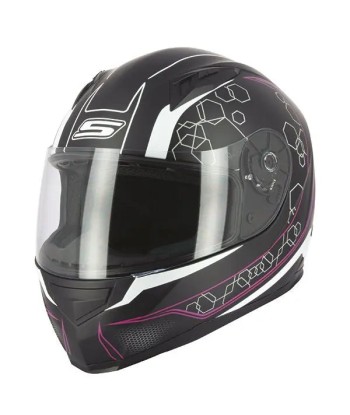 Casque Moto Intégral femme- S448 Noir et Rose online