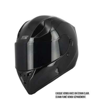 Casque de moto femme Noir Brillant- S441 VENGE pas cher