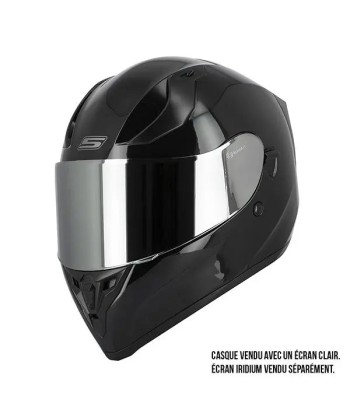 Casque de moto femme Noir Brillant- S441 VENGE pas cher