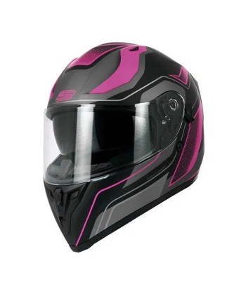 Casque Moto Rose Femme- S441 VENGE +PINLOCK livraison gratuite