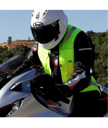 Gilet Airbag Moto | TS4 Jaune les muscles