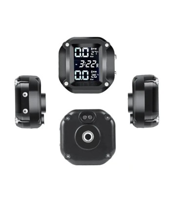 Pack : Phare additionnels LED moto + Système de surveillance de la pression des pneus avec indicateur de température des créatures d'habitude