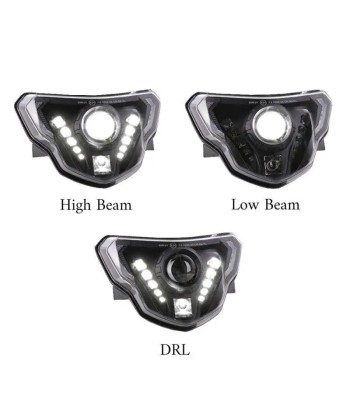 Phare LED moto QL5 pour BMW G 310 GS / R 16-20 Feux avant ECE Par le système avancé 