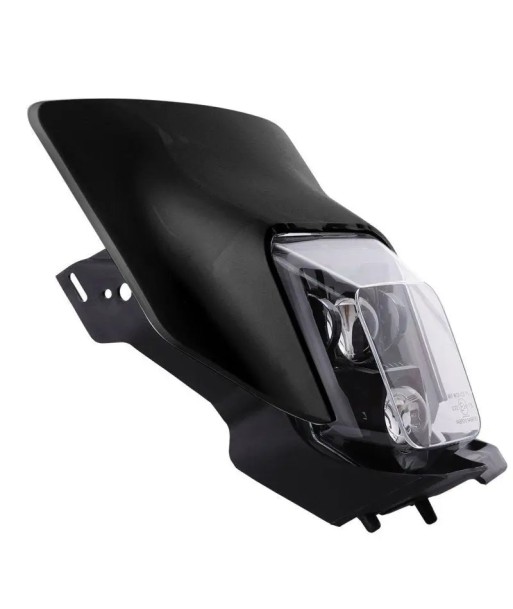 Projecteur LED moto + plaque Enduro Offroad  noir 50% de réduction en Octobre 2024